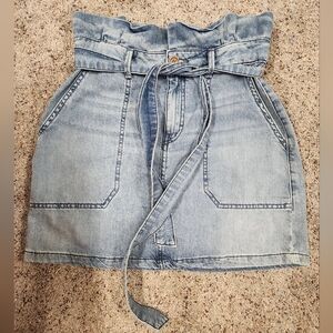 Free People denim skirt